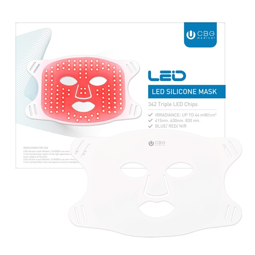 CBG Devices Medical LED Silicone Mask 1pcs.