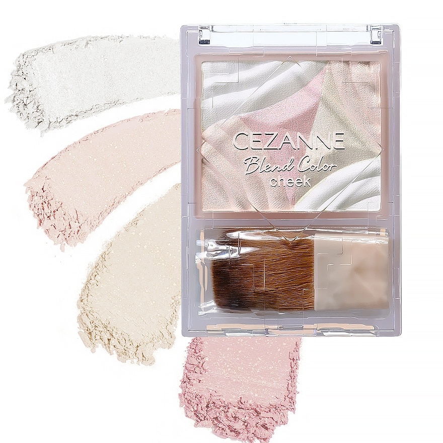 Cezanne Blend Color Cheek Blush 4.5g H1 Pale Highlight