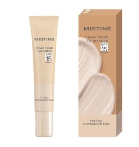 Premium Mistine Cover Finish Foundation SPF15 PA++ 1 Pcs