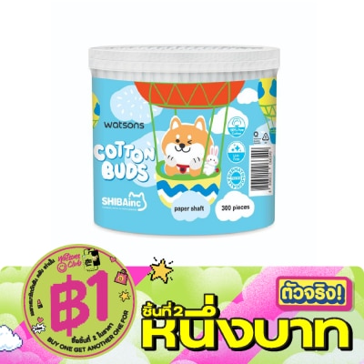 WATSONS - วัตสัน สำลีก้าน (Shibainc) 300ก้าน. image