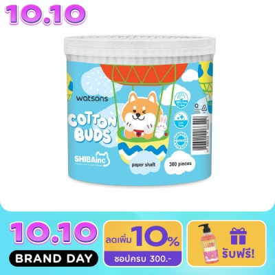WATSONS วัตสัน สำลีก้าน (Shibainc) 300ก้าน. image