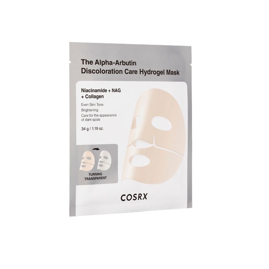 COSRX The Alpha-Arbutin Discoloration Care Hydrogel Mask 34 g. (1 Sheet)