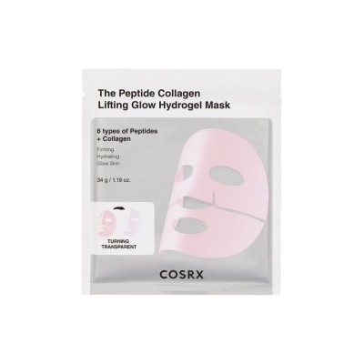 COSRX - COSRX The Peptide Collagen Lifting Glow Hydrogel Mask 34 g. (1 Sheet)