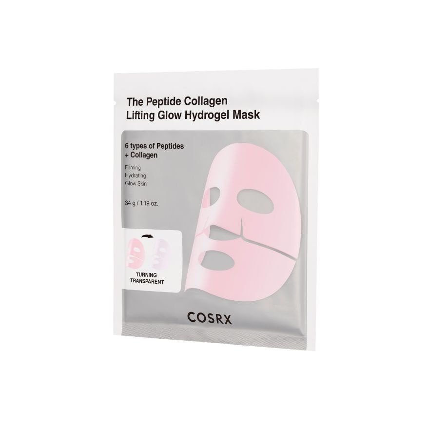 COSRX The Peptide Collagen Lifting Glow Hydrogel Mask 34 g. (1 Sheet)
