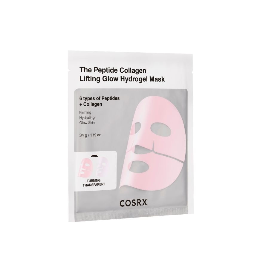 COSRX The Peptide Collagen Lifting Glow Hydrogel Mask 34 g. (1 Sheet)