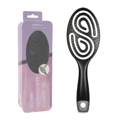 Watsons - Watsons Wet Dry Hair Brush With Cleaning Cap
