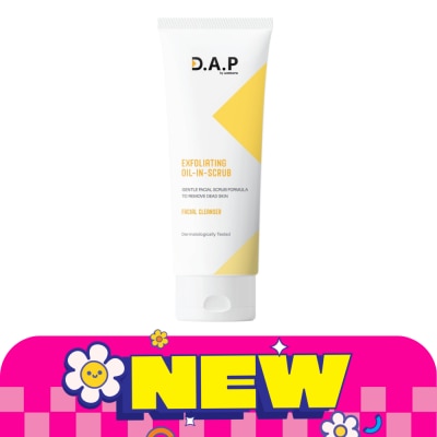 Dermaction Plus by Watsons - D.A.P by Watsons Exfoliating Oil-in-Scrub Facial Cleanser 100ml.