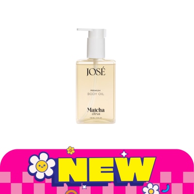 Jose - โจเซ่ พรีเมียม บอดี้ ออยล์ กลิ่น มัจฉะ ซิตรัส 150 มล.