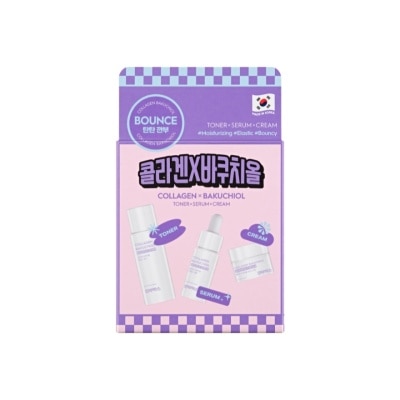 GGANBUBOX - กันบูบ๊อกซ์ 1982 คอลลาเจน บาคูชิออล เบานซ์ สกิน แคร์ 3 สเต็ป เซ็ท