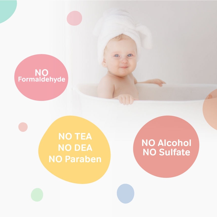 BZU BZU Head-to-Toe Baby Wash 600ml. Calming Scent