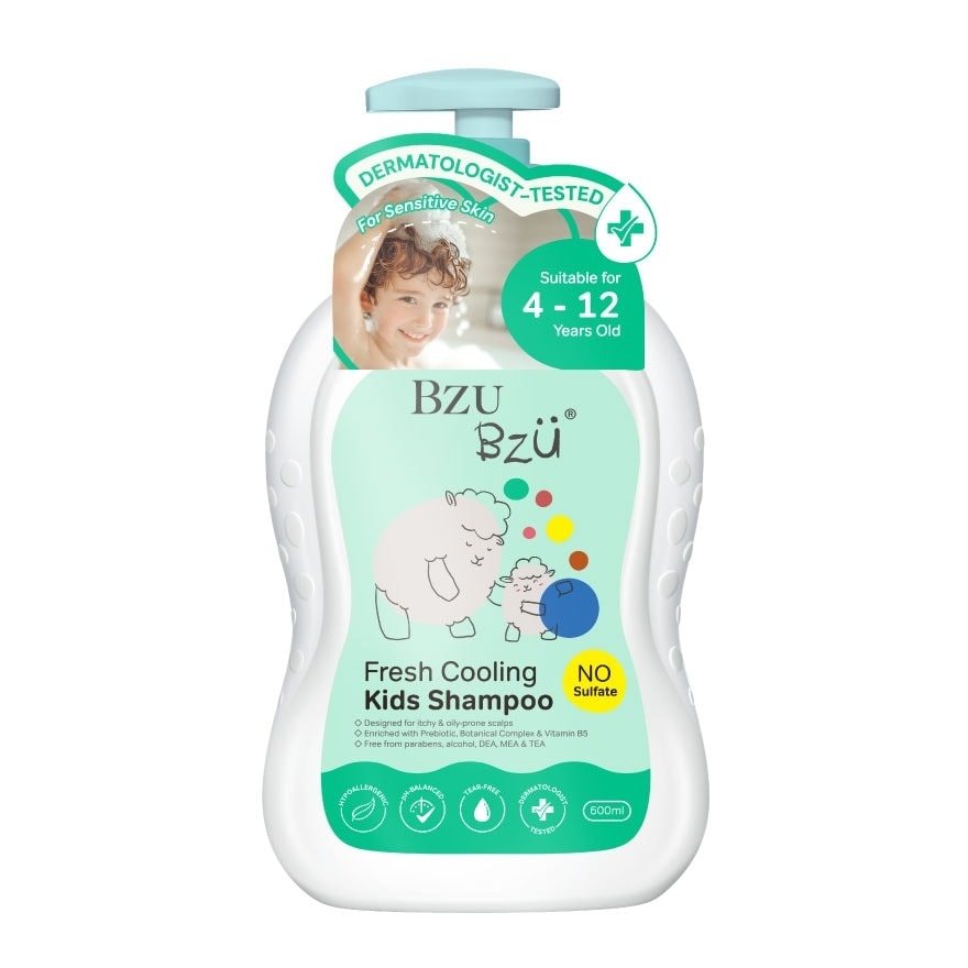 BZU BZU Fresh Cooling Kids Shampoo 600ml. image