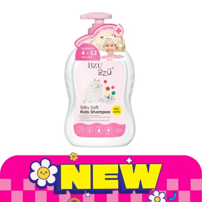Bzu Bzu บีซู บีซู ซิลกี้ ซอฟต์ คิดส์ แชมพู 600มล. image