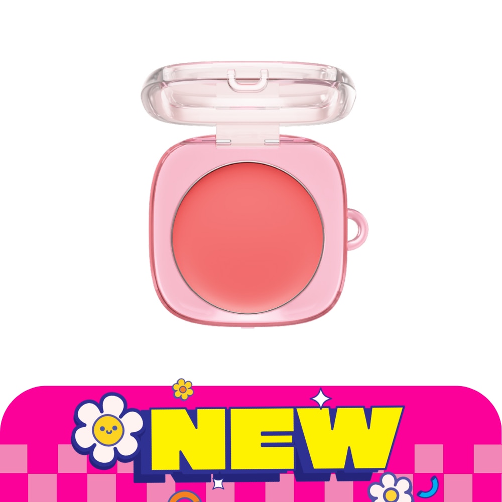 Sasi Sugar Rush Cream Blush 3g. 04 Juicy Peach (Free Random Keychain)