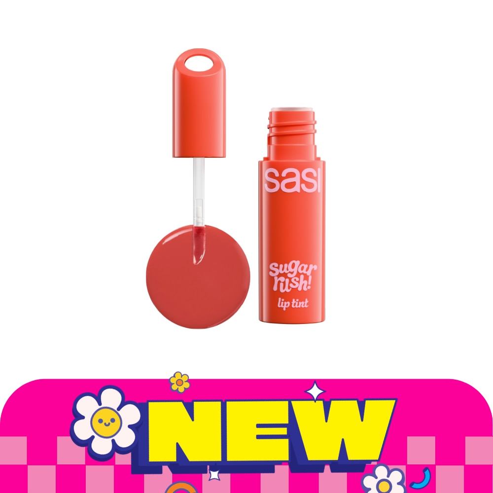 Sasi Sugar Rush Lip Tint 2g. 15 Kraton (Free Random Keychain)