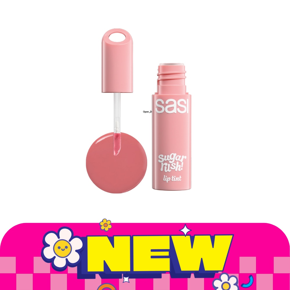 Sasi Sugar Rush Lip Tint 2g. 19 Botan (Free Random Keychain)