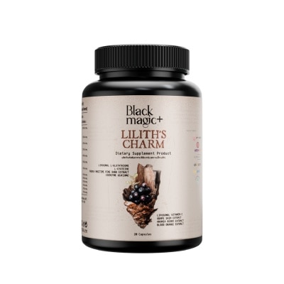 Black Magic - แบล็คเมจิก ลิลิธ ชาร์ม ผลิตภัณฑ์เสริมอาหาร 20 แคปซูล
