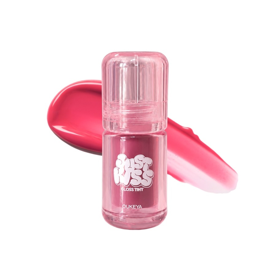 Oukeya Just Kiss Lip Gloss Tint 2.5g. 04 Bubble Pink