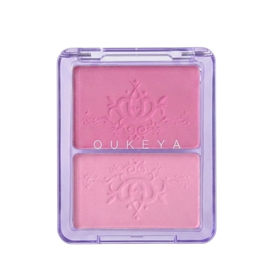 Oukeya Blink Blink Blush 5.2g.+4.6g. 01 Barbie Pink And Milk Pink