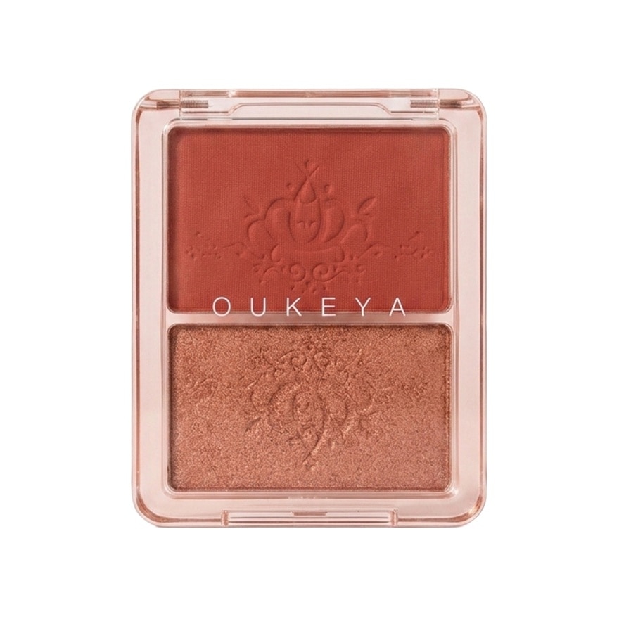 Oukeya Blink Blink Blush 5.2g.+4.6g. 08 Orange Shimmer