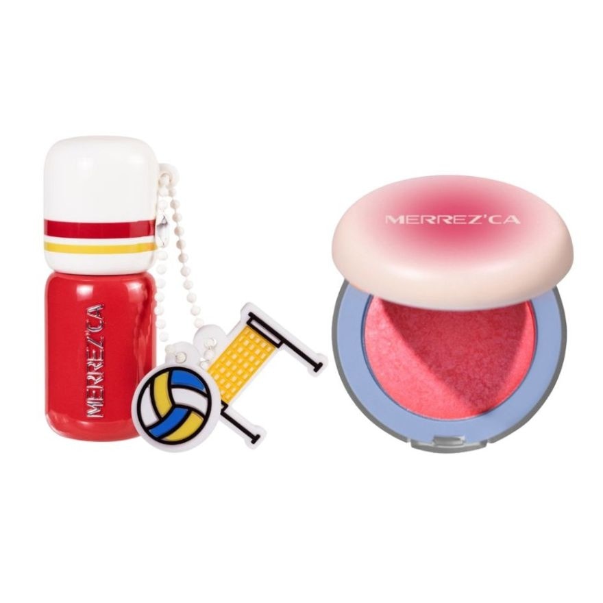 Merrezca Value Pack Turn On Blush 3g. 05 Explore + Lasting Round Lip 3g. 05 Match image