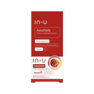 IN U - IN U AstaDaily Dietary Supplement 30 Capsules