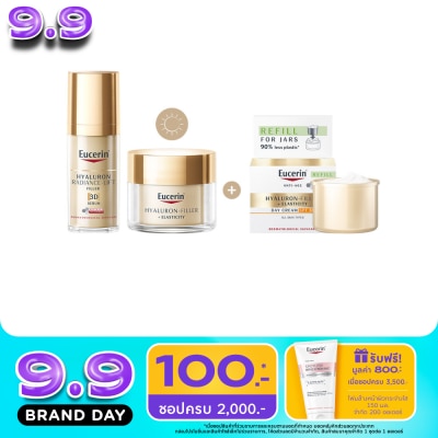 Eucerin - ยูเซอริน เซ็ท ไฮยาลูรอน เรเดียนซ์-ลิฟ ฟิลเลอร์ เซรั่ม 30 มล. + เดย์ ครีม 50 มล. ฟรีรี image