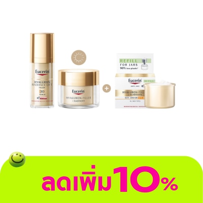 Eucerin - ยูเซอริน เซ็ท ไฮยาลูรอน เรเดียนซ์-ลิฟ ฟิลเลอร์ เซรั่ม 30 มล. + เดย์ ครีม 50 มล. ฟรีรี