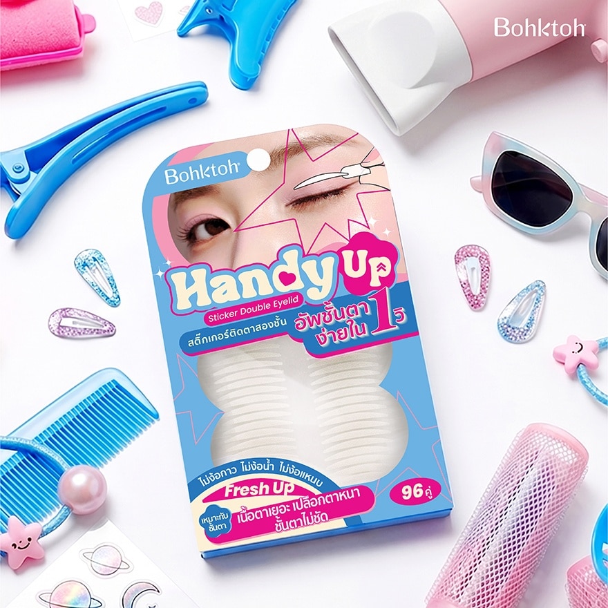 Bohktoh Handy Up Sticker Double Eyelid 96Pairs Fresh Up