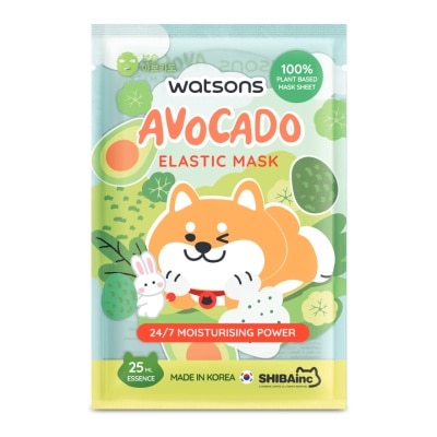 WATSONS - วัตสัน อโวคาโด อิแลสทิค มาสก์ มาส์ก 1แผ่น image