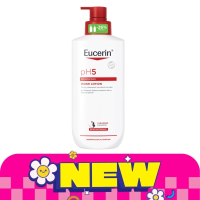 Eucerin - ยูเซอริน พีเอช5 เซ็นซิทีฟ สกิน วอช โลชั่น 400 มล. ผลิตภัณฑ์ทำความสะอาดผิวกาย image