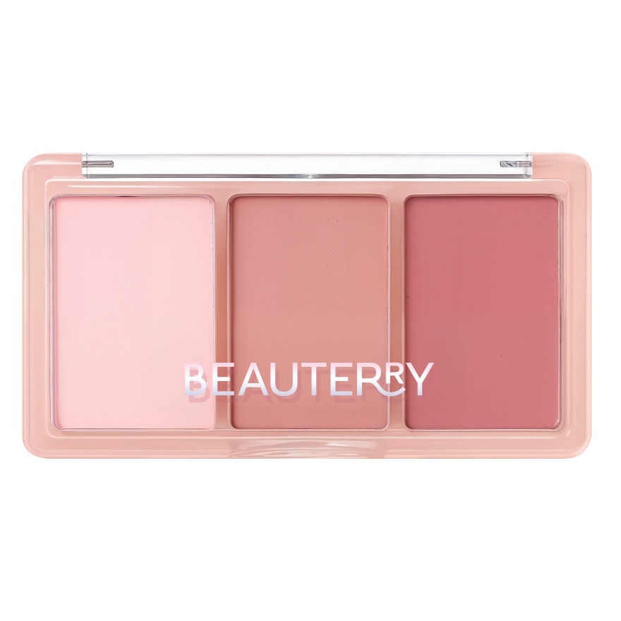Beauterry My Home Layer Trio Blush Palette 2.5g. 02 Neutral Poise