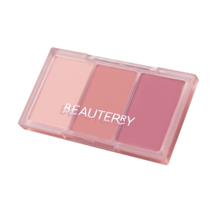Beauterry My Home Layer Trio Blush Palette 2.5g. 02 Neutral Poise