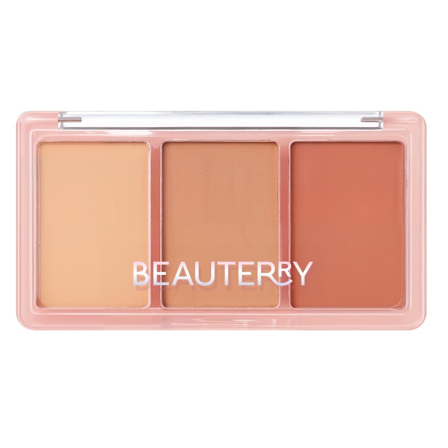 Beauterry My Home Layer Trio Blush Palette 2.5g. 03 Warm Allure