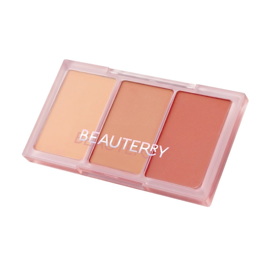 Beauterry My Home Layer Trio Blush Palette 2.5g. 03 Warm Allure