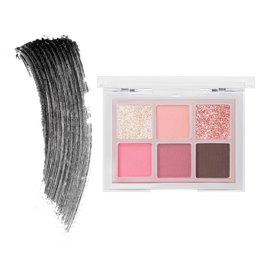ODBO Value Pack Cover Mascara 10ml.+Signature Eyeshadow Palette 08Barbeee