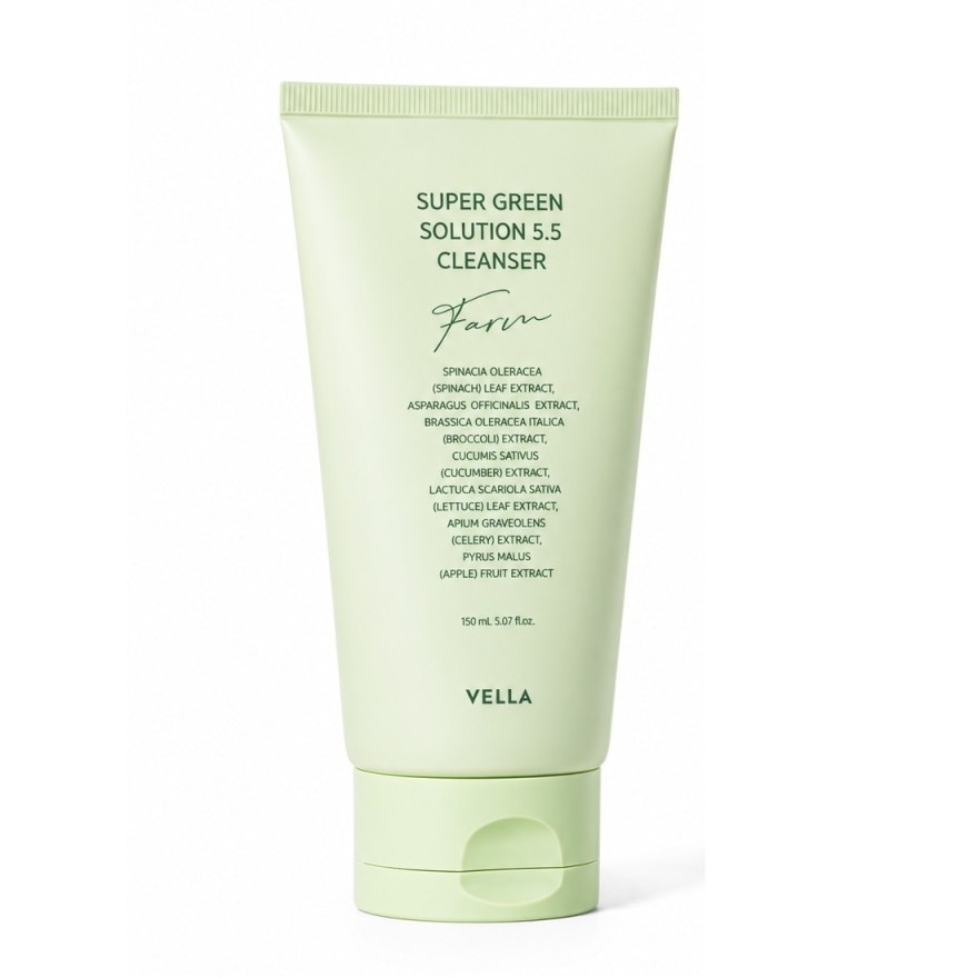 Vella Super Green Solution 5.5 Cleanser 150 ml.