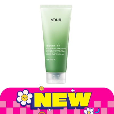 Anua - อานัว ฮาร์ทลีฟ เควอเซตินอล พอร์ ดีพ คลีนซิ่ง โฟม 150 มล. image