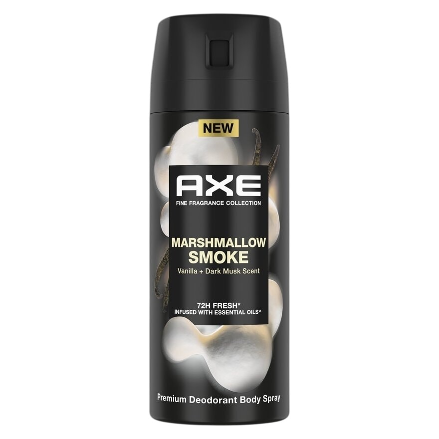 Axe Spray Marshmallow Smoke Premium Deodorant Body 135 Ml.