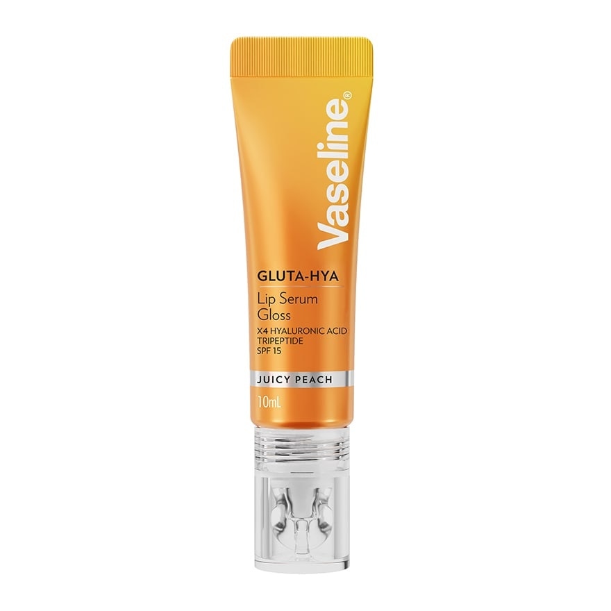 Vaseline Gluta Hya Lip Serum Gloss Juicy Peach 10 Ml.