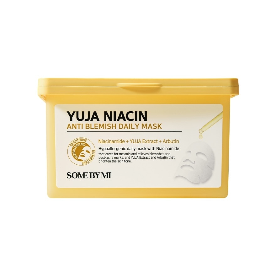 Some By Mi Yuja Niacin Anti-Blemish Daily Mask 30'S image