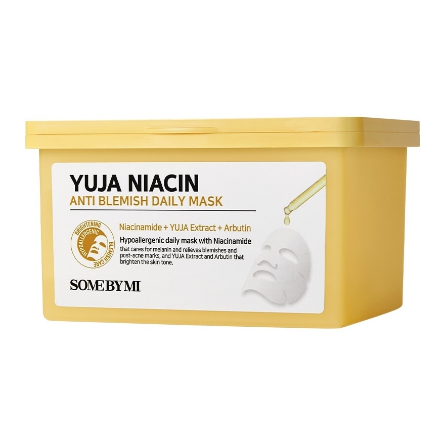 Some By Mi Yuja Niacin Anti-Blemish Daily Mask 30'S image