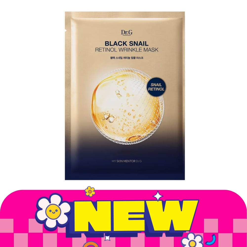 Dr.G Black Snail Retinol Wrinkle Mask 28 ml. image