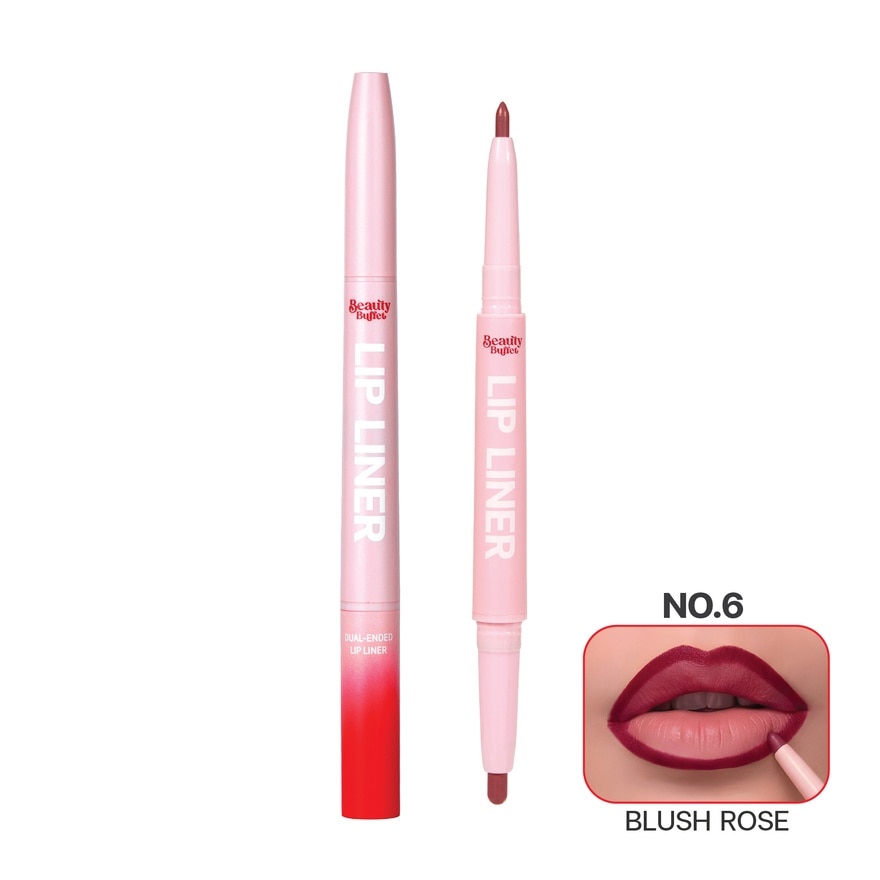 Beauty Buffet Dual Ended Lip Liner 0.8g. 06 Blush Rose