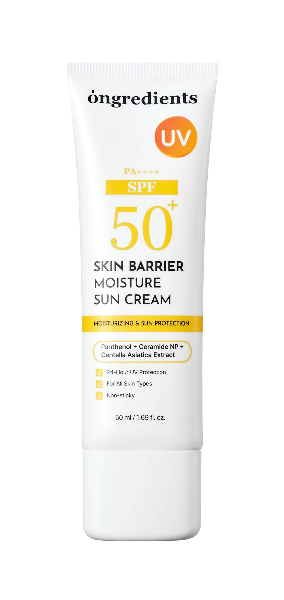 Ongredients Skin Barrier Moisture Sun Cream SPF50+ PA++++50 Ml.