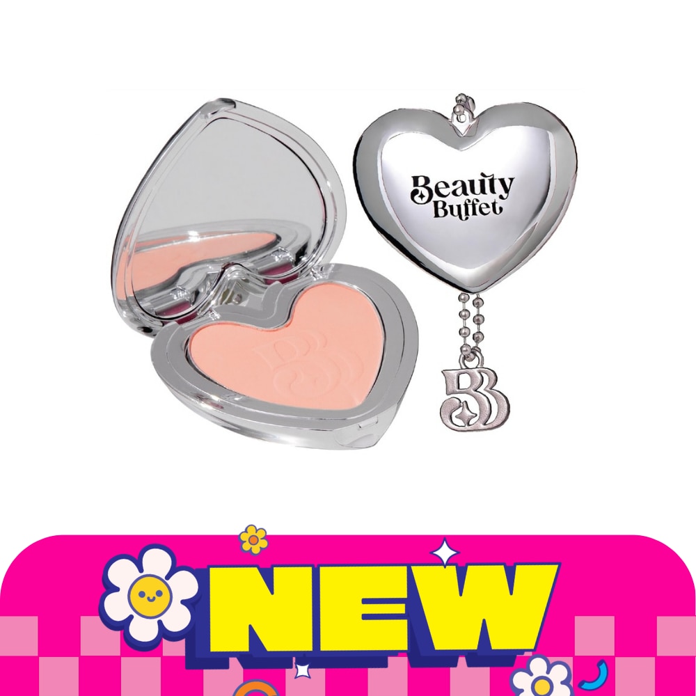 Beauty Buffet Heart Cheek Powder 10g. 04 Peach Coral image