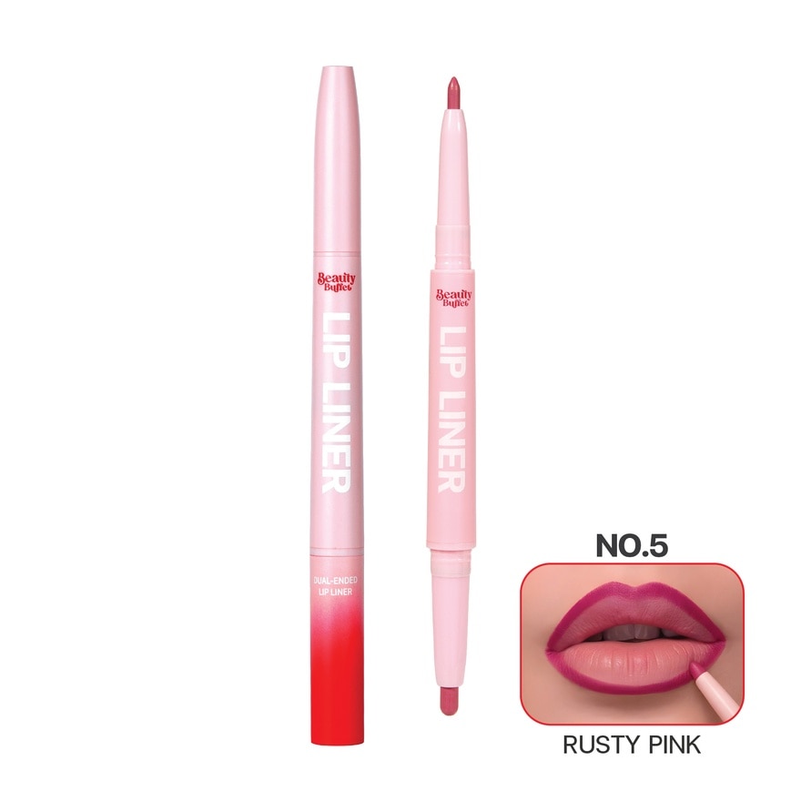 บิวตี้ บุฟเฟต์ ดูอัล เอนเด็ด ลิป ไลเนอร์ 0.8ก. 05 รัสตี้ พิงค์