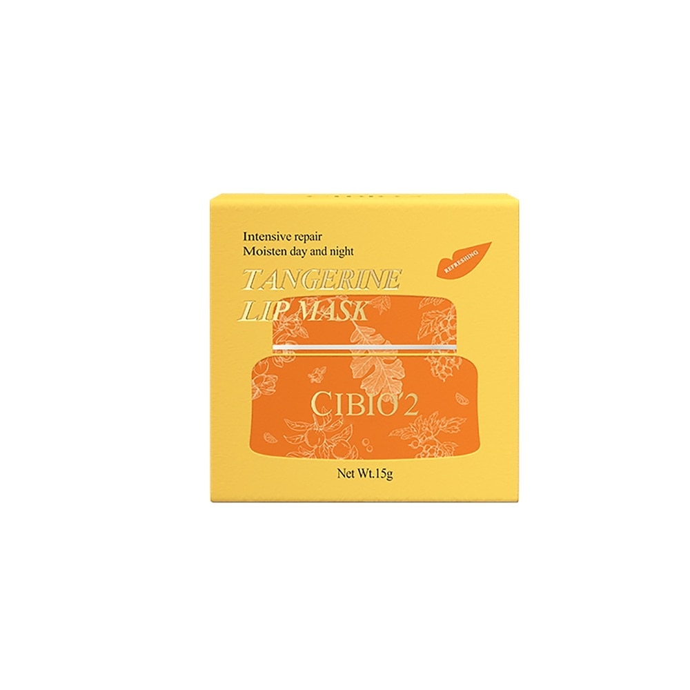 CIBIO'2 Lip Sleeping Mask Moisturizing Repair Refreshing Tangerine 15 G.