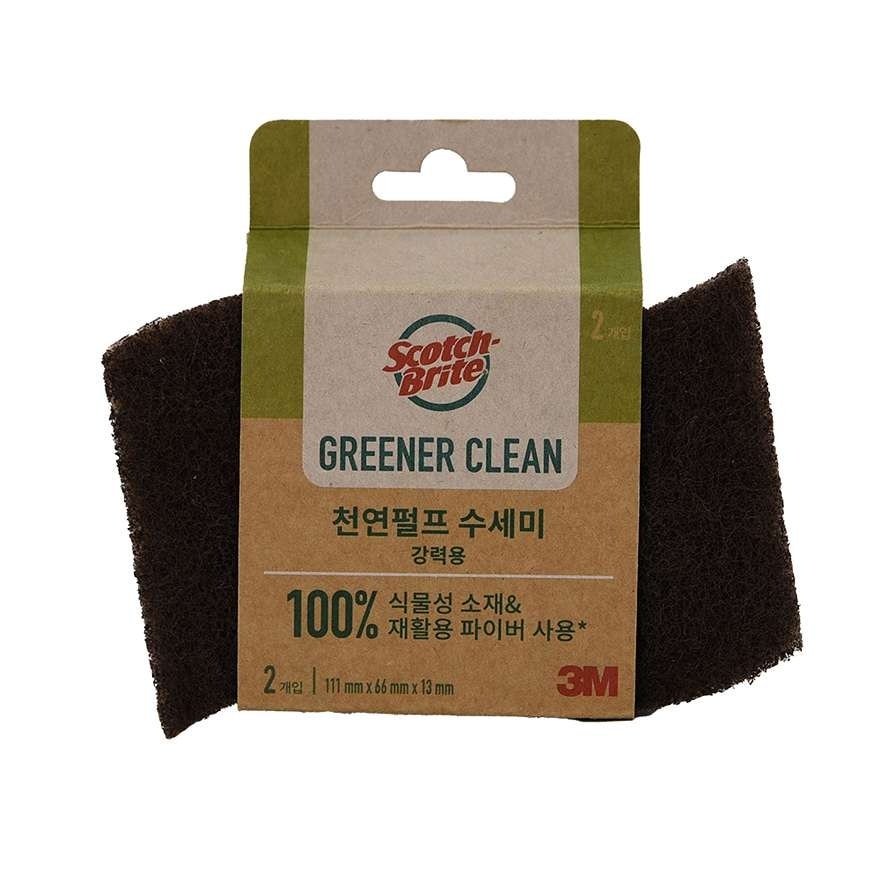 Scotch Brite Cellulose Sponge with Scrubbing Pad General Cleaning 2 Pcs/Pack