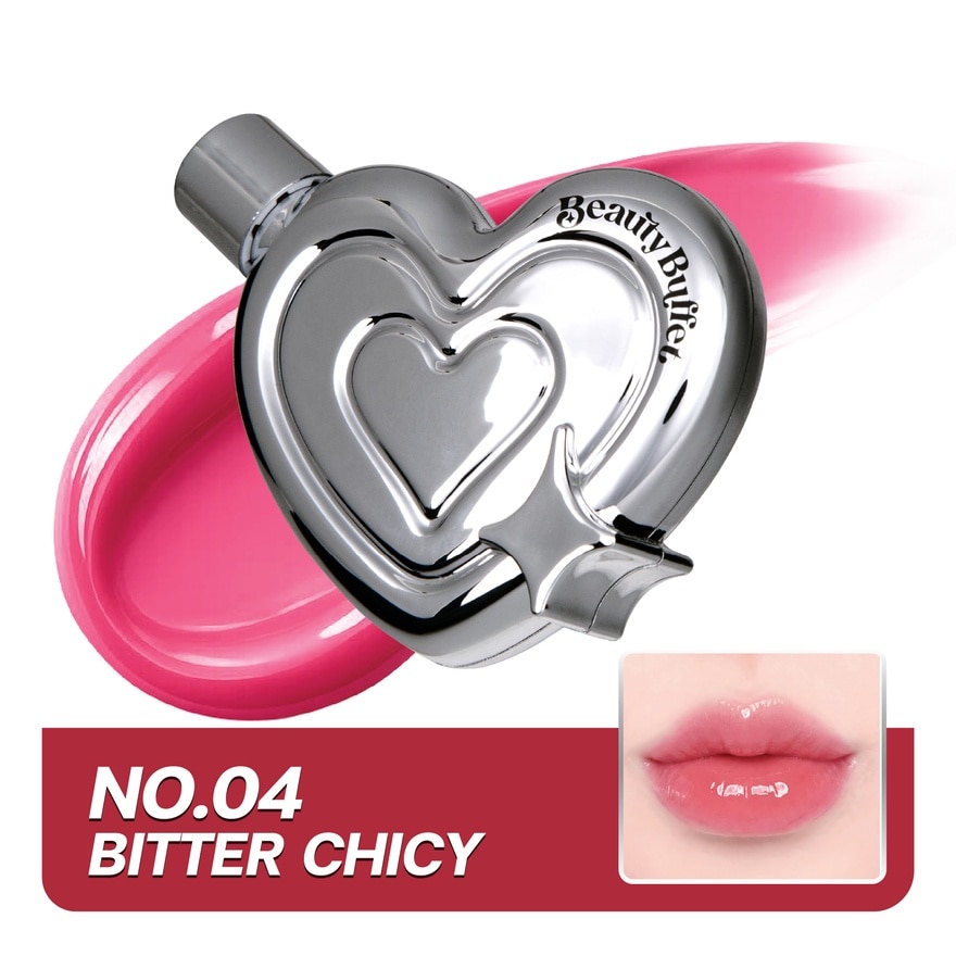 Beauty Buffet Liptok Glassy Tint 4g. 04 Bitter Chicy