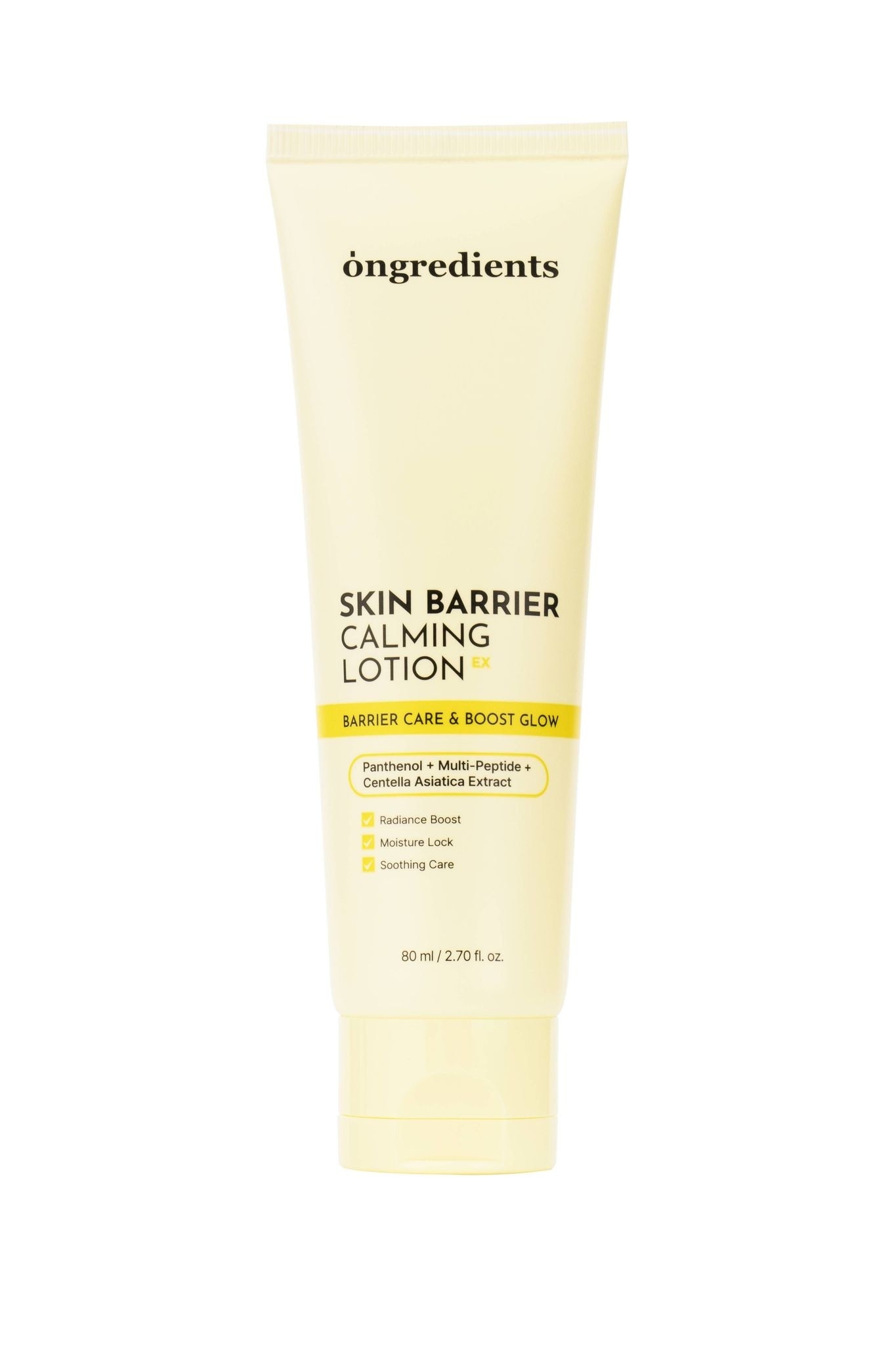 Ongredients Skin Barrier Calming Lotion Ex 80 Ml.
